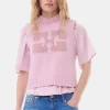 GANNI Plus Size Klær | Ganni Exclusives<Pink Graphic-vest FragrantLilac