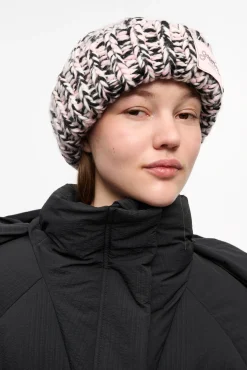 GANNI Hatter | Vintertilbehør<Pink Wool Handknit-lue ChalkPink