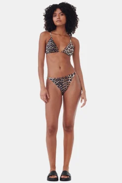 GANNI Leopardmønster Klær<Recycled Printed Emblem Mini-truse Leopard