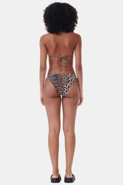 GANNI Leopardmønster Klær<Recycled Printed Emblem Mini-truse Leopard