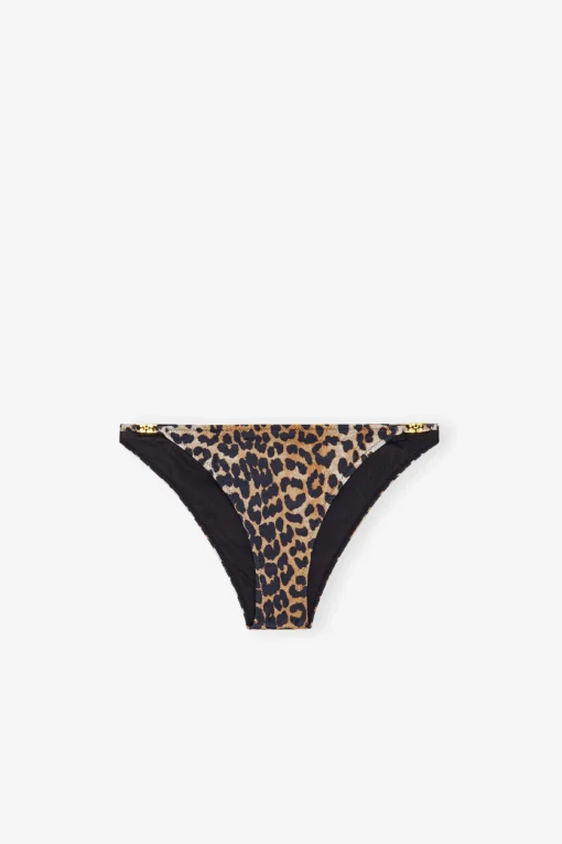 GANNI Leopardmønster Klær<Recycled Printed Emblem Mini-truse Leopard