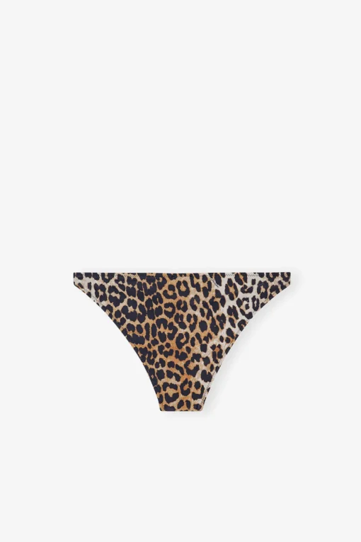 GANNI Leopardmønster Klær<Recycled Printed Emblem Mini-truse Leopard